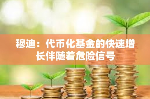 穆迪：代幣化基金的快速增長伴隨著危險信號