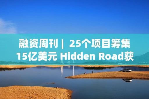 融資周刊 |  25個項目籌集15億美元 Hidden Road獲13億美元融資