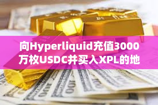向Hyperliquid充值3000萬枚USDC并買入XPL的地址疑似歸屬于做市商團隊Auros Global