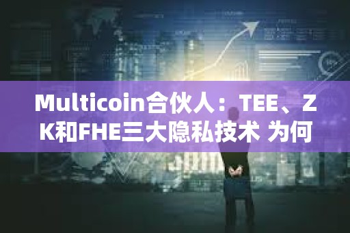 Multicoin合伙人：TEE、ZK和FHE三大隱私技術(shù) 為何我更看好FHE