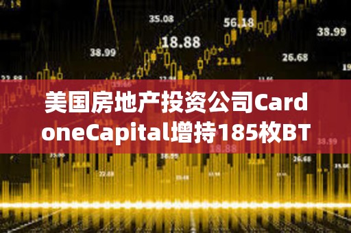 美國房地產(chǎn)投資公司CardoneCapital增持185枚BTC