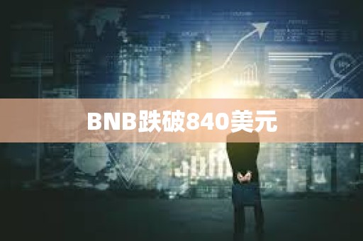 BNB跌破840美元