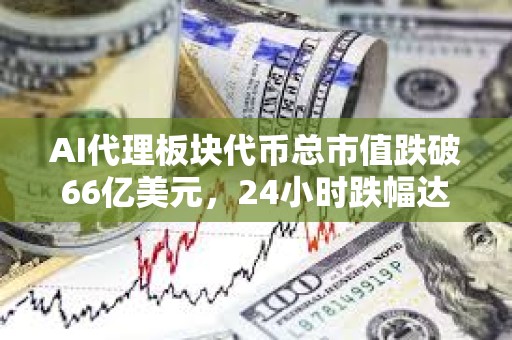 AI代理板塊代幣總市值跌破66億美元，24小時跌幅達2.4%