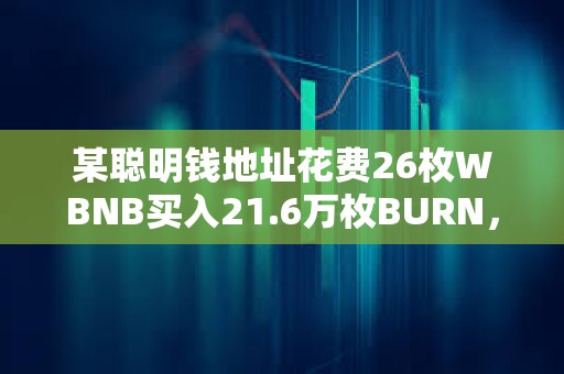 某聰明錢地址花費26枚WBNB買入21.6萬枚BURN，現價值242枚WBNB