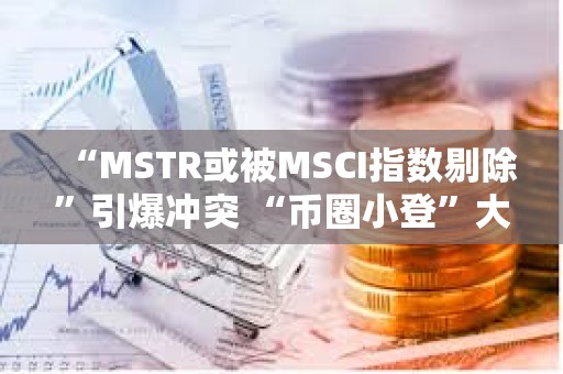 “MSTR或被MSCI指數(shù)剔除”引爆沖突 “幣圈小登”大戰(zhàn)“華爾街老登”戲碼上演