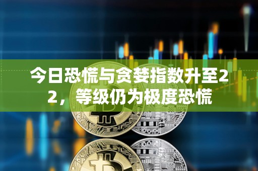 今日恐慌與貪婪指數升至22，等級仍為極度恐慌