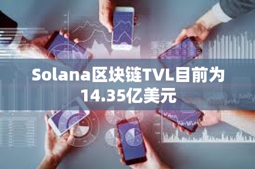 Solana區(qū)塊鏈TVL目前為14.35億美元
