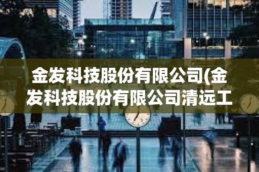 金發科技股份有限公司(金發科技股份有限公司清遠工廠)