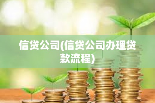 信貸公司(信貸公司辦理貸款流程) 信貸公司(信貸公司辦理貸款流程)