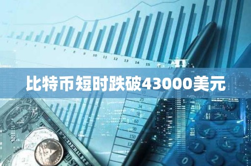 比特幣短時跌破43000美元