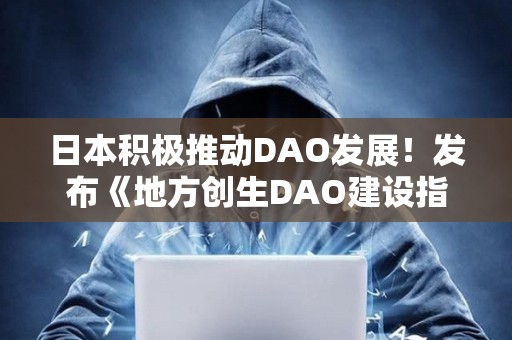 日本積極推動DAO發(fā)展！發(fā)布《地方創(chuàng)生DAO建設(shè)指南》
