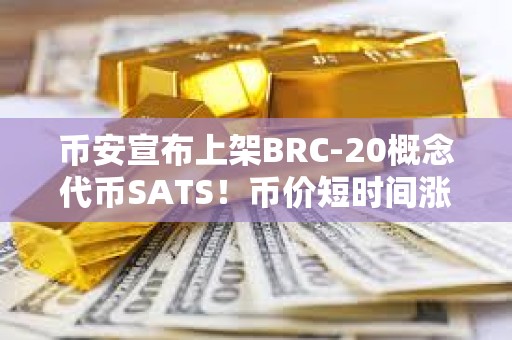 幣安宣布上架BRC-20概念代幣SATS！幣價(jià)短時(shí)間漲超一倍