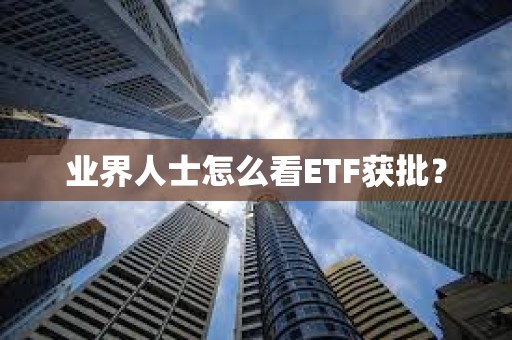 業界人士怎么看ETF獲批？