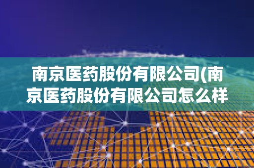 南京醫(yī)藥股份有限公司(南京醫(yī)藥股份有限公司怎么樣)