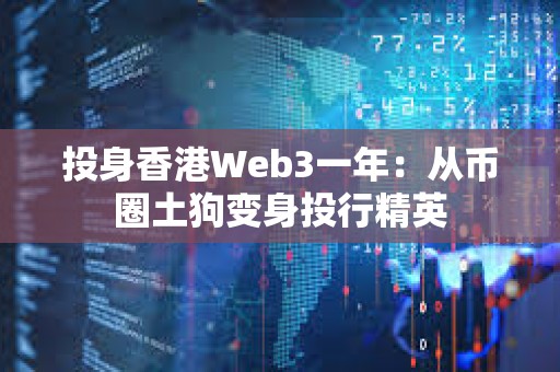 投身香港Web3一年：從幣圈土狗變身投行精英