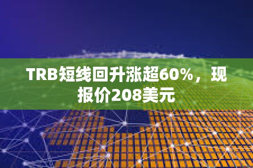 TRB短線回升漲超60%，現報價208美元