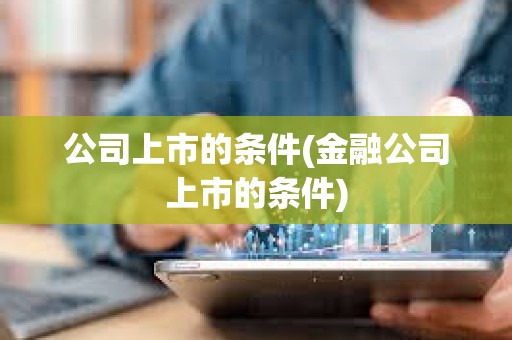 公司上市的條件(金融公司上市的條件)