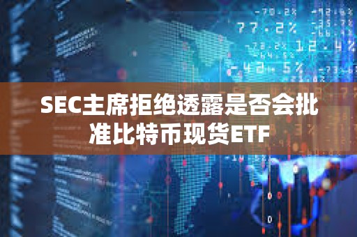 SEC主席拒絕透露是否會批準比特幣現(xiàn)貨ETF