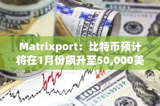 Matrixport：比特幣預計將在1月份飆升至50,000美元