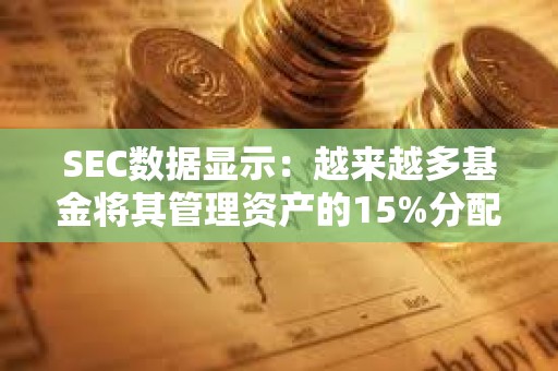 SEC數據顯示：越來越多基金將其管理資產的15%分配給BTC