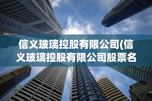 信義玻璃控股有限公司(信義玻璃控股有限公司股票名稱)