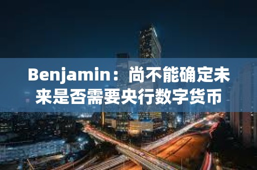 Benjamin：尚不能確定未來是否需要央行數字貨幣