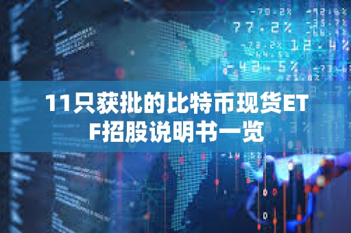 11只獲批的比特幣現貨ETF招股說明書一覽
