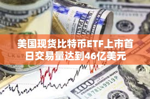 美國現貨比特幣ETF上市首日交易量達到46億美元