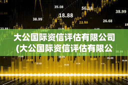 大公國際資信評估有限公司(大公國際資信評估有限公司地址)