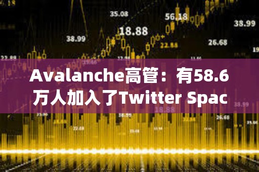 Avalanche高管：有58.6萬人加入了Twitter Space參與討論AVAV和Avalanche銘文