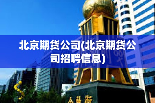北京期貨公司(北京期貨公司招聘信息)