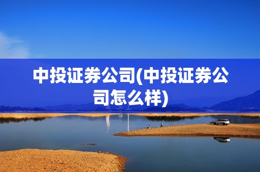 中投證券公司(中投證券公司怎么樣)