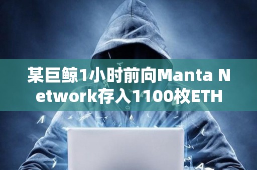 某巨鯨1小時前向Manta Network存入1100枚ETH