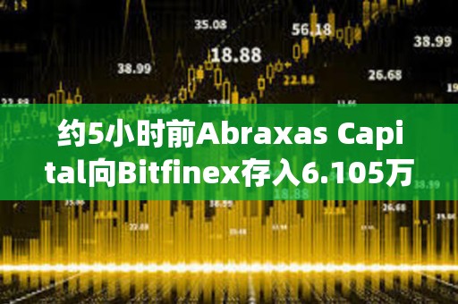 約5小時前Abraxas Capital向Bitfinex存入6.105萬枚ETH