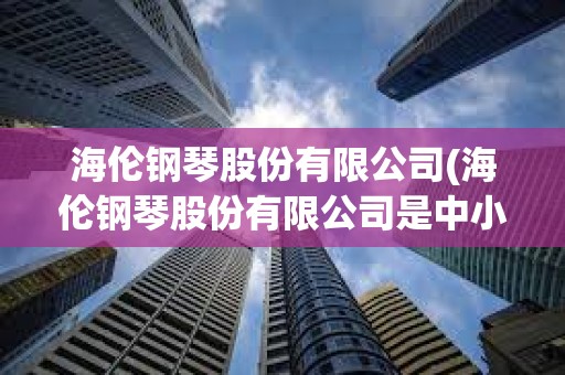 海倫鋼琴股份有限公司(海倫鋼琴股份有限公司是中小企業(yè)嗎)