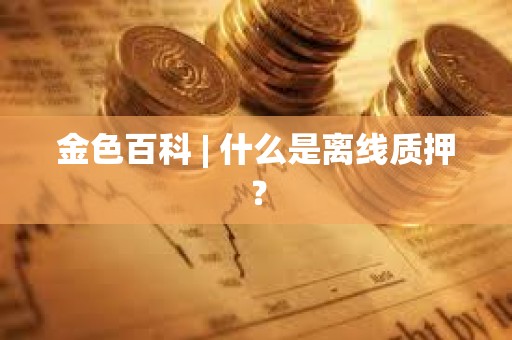金色百科 | 什么是離線質押？