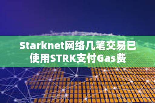 Starknet網絡幾筆交易已使用STRK支付Gas費