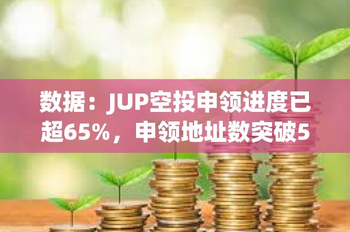 數(shù)據(jù)：JUP空投申領進度已超65%，申領地址數(shù)突破50萬