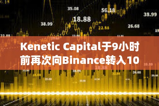 Kenetic Capital于9小時前再次向Binance轉入100萬枚RNDR，約合486萬美元
