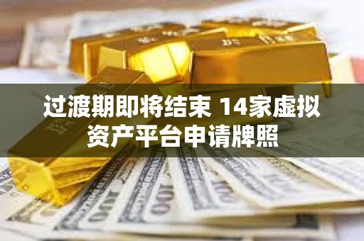 過渡期即將結束 14家虛擬資產平臺申請牌照