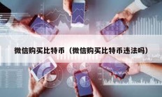 微信購買比特幣（微信購買比特幣違法嗎）