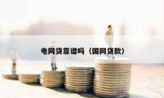 電網貸靠譜嗎（國網貸款）