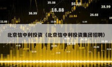 北京信中利投資（北京信中利投資集團招聘）