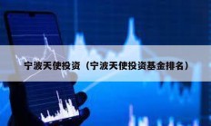 寧波天使投資（寧波天使投資基金排名）