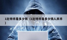 1比特幣是多少錢（1比特幣是多少錢人民幣）