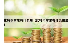 比特幣拿來有什么用（比特幣拿來有什么用途）