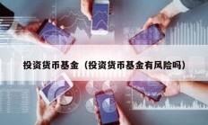 投資貨幣基金（投資貨幣基金有風(fēng)險嗎）