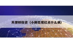 天使橋投資（小腳出現紅點什么病）