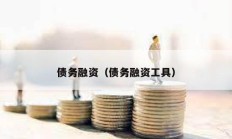 債務(wù)融資（債務(wù)融資工具）