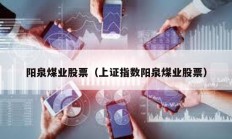 陽(yáng)泉煤業(yè)股票（上證指數(shù)陽(yáng)泉煤業(yè)股票）